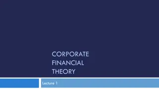 Financial Theory Lecture Overview