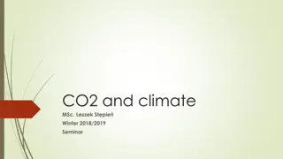 CO2 Emission and Climate - Winter Seminar 2018/2019