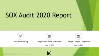 Audit Report 2020 Conclusion & Deficiencies Analysis