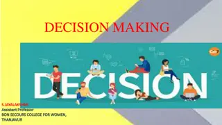 Decision Making Process and Types Explained