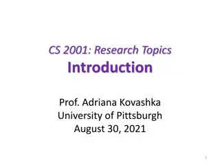 PhD Journey and Research Topics Overview