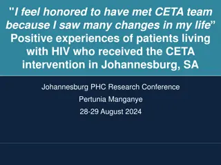 Empowering Women Living with HIV through CETA Intervention