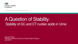 Nucleic Acid Stability in Urine Samples