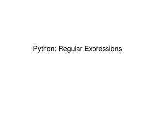 Understanding Python Regular Expressions
