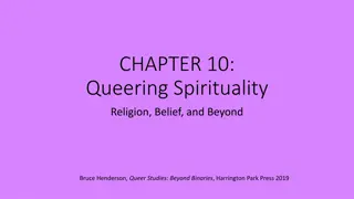Queering Spirituality and Judaism: Intersection of Faith and LGBTQ+ Identity