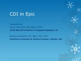 CDI Workflow in EPIC: Pros and Cons