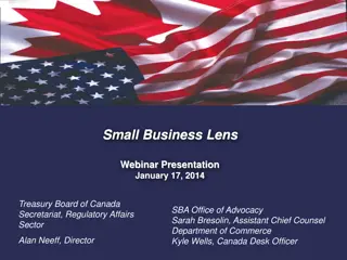 Canada-US Small Business Regulatory Alignment Initiative