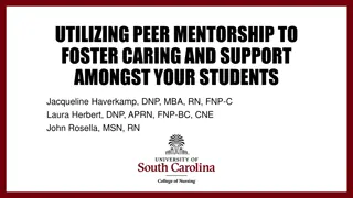 Peer Mentorship Strategies for Student Support