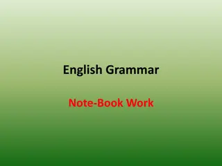 English Grammar Study Resources