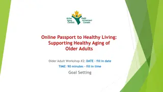 Supporting Healthy Aging through Goal Setting Workshop