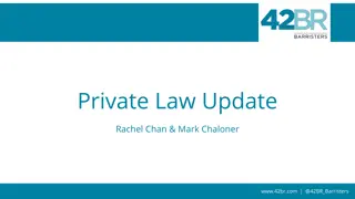 Private Law Updates and Court Rulings 2025