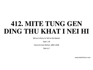 Tung Gen Ding Thu Khat I Nei Hi Story
