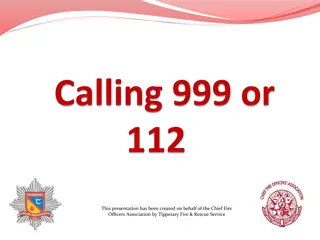 Emergency Response Guidelines for Calling 999/112 in Ireland