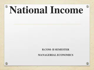 Understanding National Income Concepts