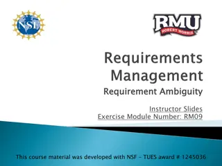Addressing Ambiguities in Software Requirements