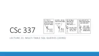 Multi-Table SQL Queries with Node.js
