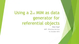 Using 2nd MIM as Data Generator for Referential Objects
