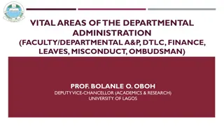 Key Areas in University Administration