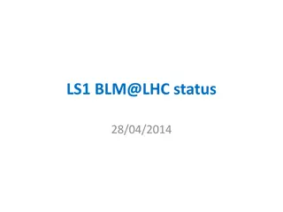 LHC Status LS1 BLM Re-Installation