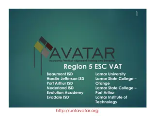 AVATAR Program Overview and Goals