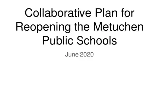Collaborative School Reopening Plan Metuchen
