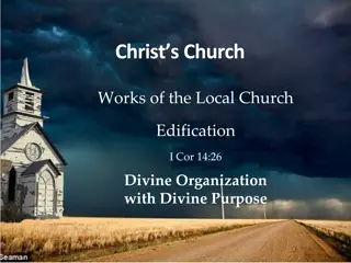 Local Church Works and Edification