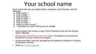 Digital Folder Organization for School Programs