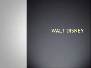Walt Disney - Legendary Animator and Filmmaker