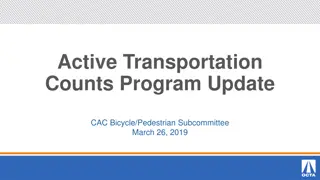 Active Transportation Counts Program Update