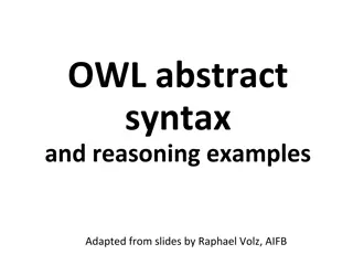 OWL Examples and Definitions