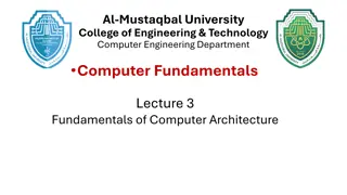 Computer Fundamentals: Memory Units and CPU Architecture Explained