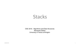 Data Structures and Algorithms Overview