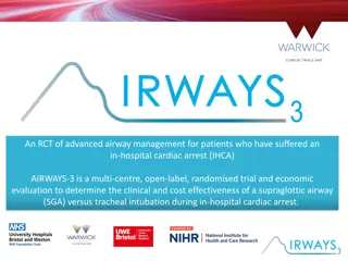 AIRWAYS-3 Trial: Advanced Airway Management in IHCA