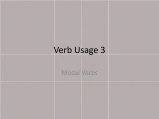 Understanding Modal Verbs in English