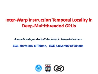 Instruction Temporal Locality in Deep Multithreaded GPUs