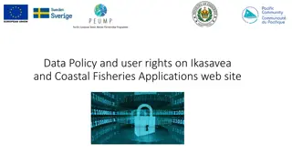 Coastal Fisheries Applications and Data Policy