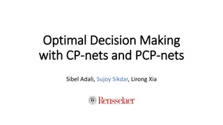 Optimal Decision Making with CP-nets and PCP-nets