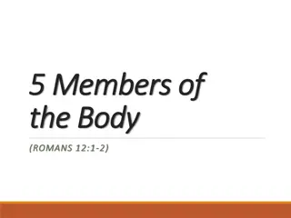 The Value of Body Parts in Scriptures