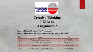 Impact of Films, Dramas, and TV Programs on Children's Behavior