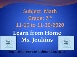 Learn from Home with Math Assignments and Options