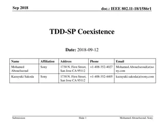 TDD-SP Coexistence Challenges in IEEE 802.11 Networks