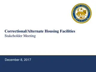 Requirements for Correctional and Alternate Housing Facilities in Houston