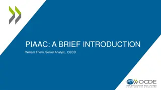PIAAC Overview and Assessment Results