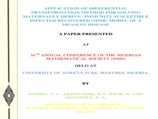 Differential Transformation Method for Measles Disease Model