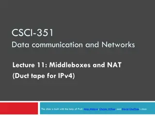 Understanding Middleboxes and NAT in Network Communication
