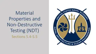 Understanding Material Properties and NDT