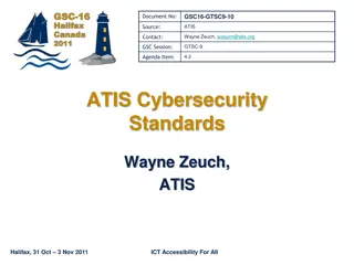 Activities of ATIS Cybersecurity Standards Committee