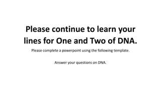 Exploring DNA in the World of Theater