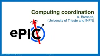 EIC International Computing Organization Updates