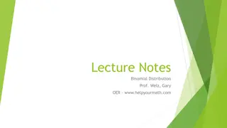 Understanding Binomial Distribution in Probability Theory